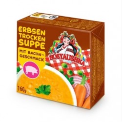 Суп гороховый в брикетах, со вкусом бекона, 160 г